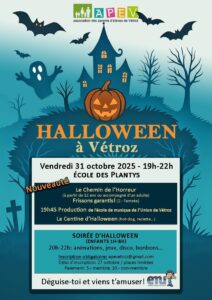 Flyer Halloween à Vétroz 2025